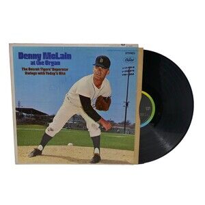 Capitol Records 1968 Denny McLain at the Organ 12" Vinyl LP Record SIGNED